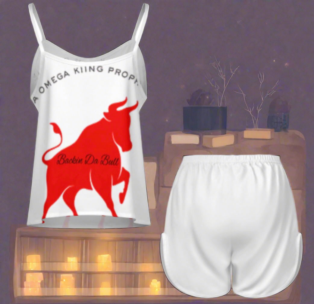 Backin Da Bull Woman Pajamas