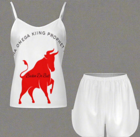 Backin Da Bull Woman Pajamas