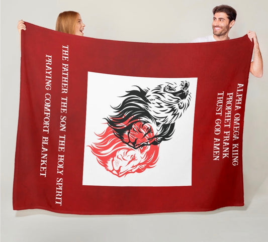 Custom Alpha Omega Kiing Prophet Frank Praying Blanket